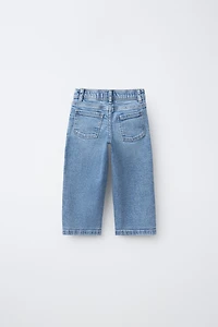JUPE-CULOTTE EN JEAN CONFORTABLE
