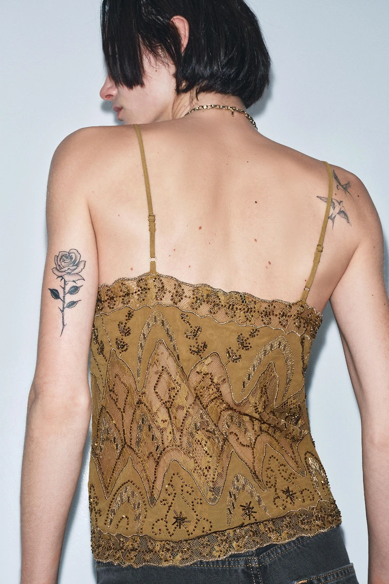 TOP BRODERIES FANTAISIE ZW COLLECTION LIMITED EDITION