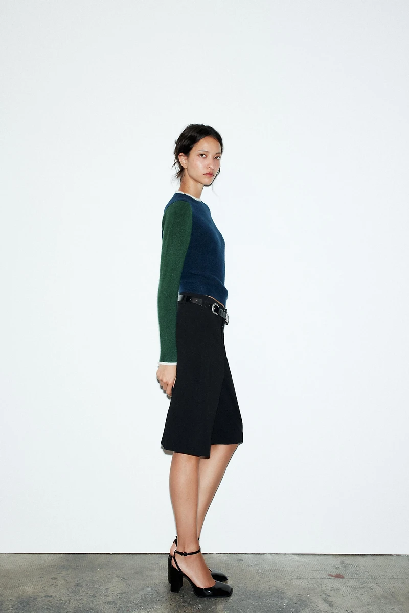 PULL EN MAILLE COLOR BLOCK