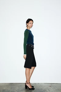 PULL EN MAILLE COLOR BLOCK