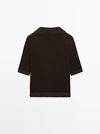 Pull polo col contrastant