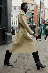 WIDE HEEL BUCKLE BOOTS