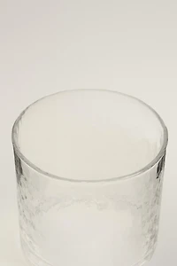 HAMMERED GLASS TUMBLER