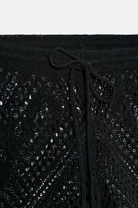 POINTELLE KNIT SHORTS