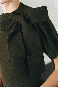 BOW KNIT TOP