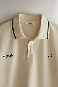 POLO MANCHES COURTES GOLF