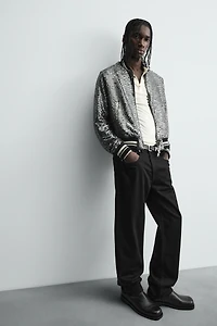 SEQUIN BOMBER JACKET