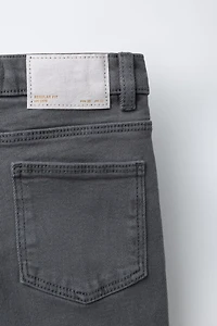 STRAIGHT TWILL PANTS