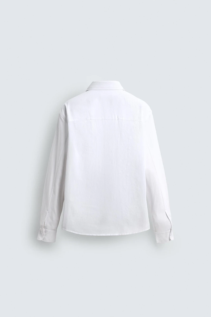 CRINKLED EFFECT SHIRT