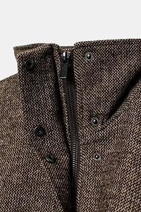HERRINGBONE WOOL BLEND JACKET