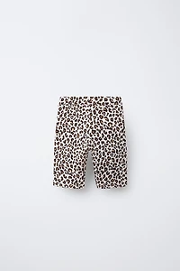 ANIMAL PRINT BIKER LEGGINGS