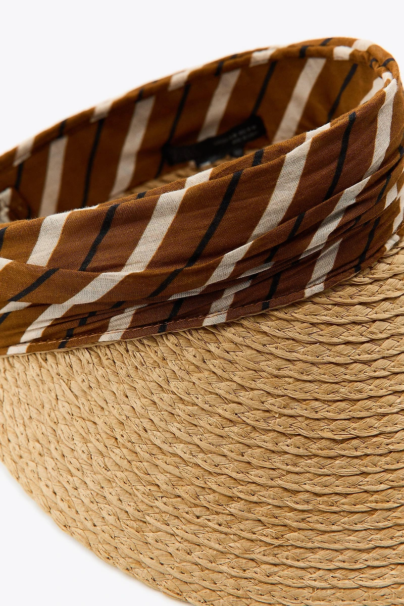 VISIÈRE FOULARD IMPRIMÉ ANIMALIER