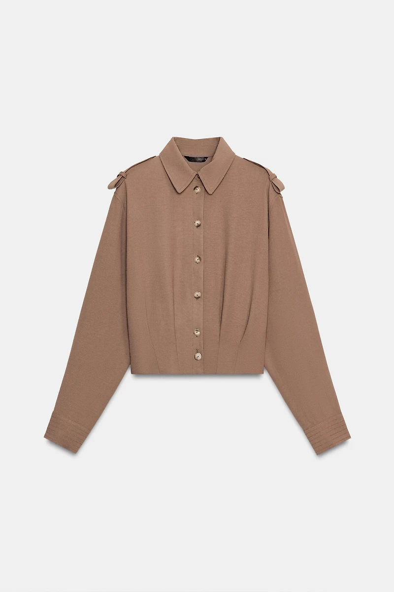 SHORT SHIRT WITH LOOPS
