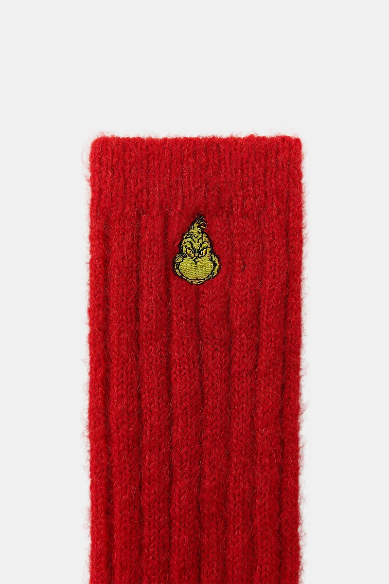 GRINCH™ EMBROIDERED KNEE SOCKS