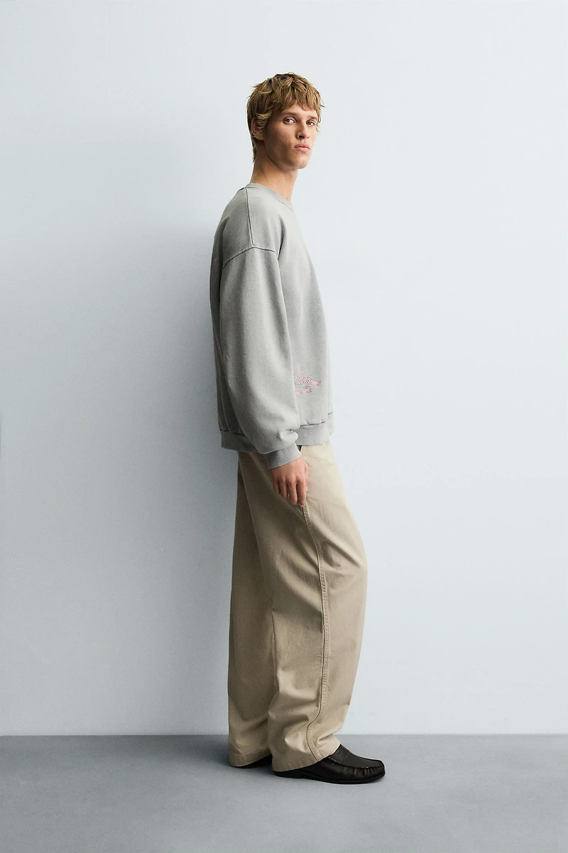 COMBINED PRINT SWEATSHIRT