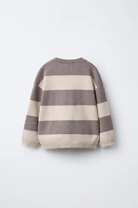 STRIPED KNIT SWEATER