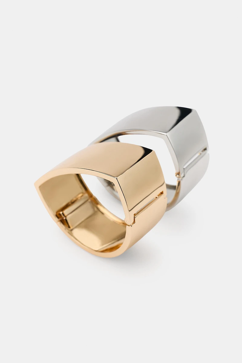 2-PACK METAL BRACELETS