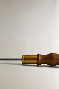 FLAT STEEL WOODEN SCREWDRIVER