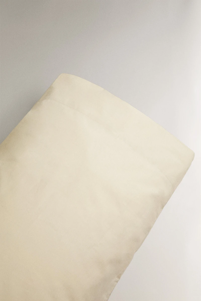 PERCALE COTTON PILLOWCASE ( THREAD COUNT