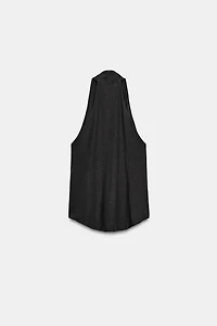 ZW COLLECTION LINEN WRAP TOP