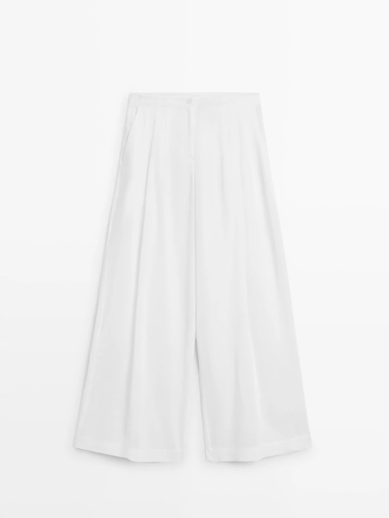 Pantalon fluide lin