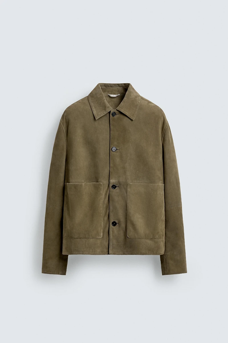 LEATHER POCKET JACKET