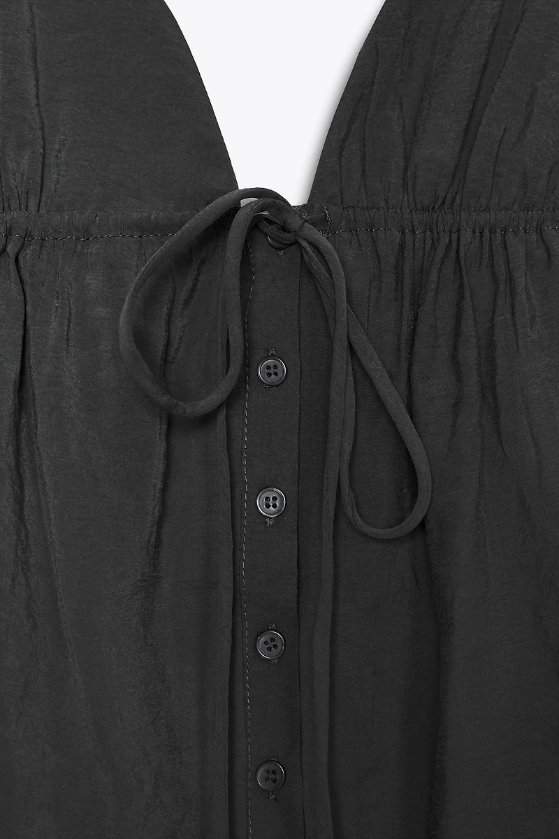 TOP FLUIDE À BRETELLES