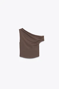 ASYMMETRIC TEXTURED TOP