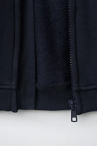 SWEAT ZIPPÉ À CAPUCHE