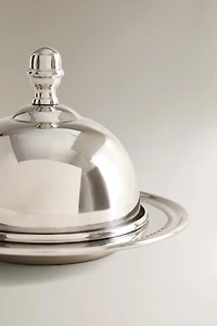 STEEL BUTTER DISH