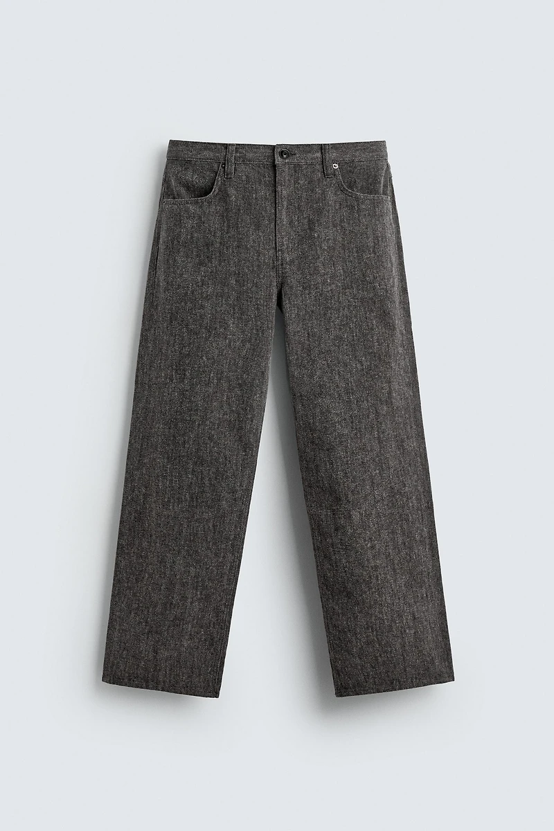 BRUSHED STRAIGHT FIT JEANS