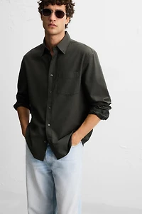 TEXTURED OXFORD SHIRT