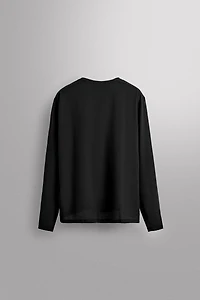 PERFORATED LONG SLEEVE T-SHIRT