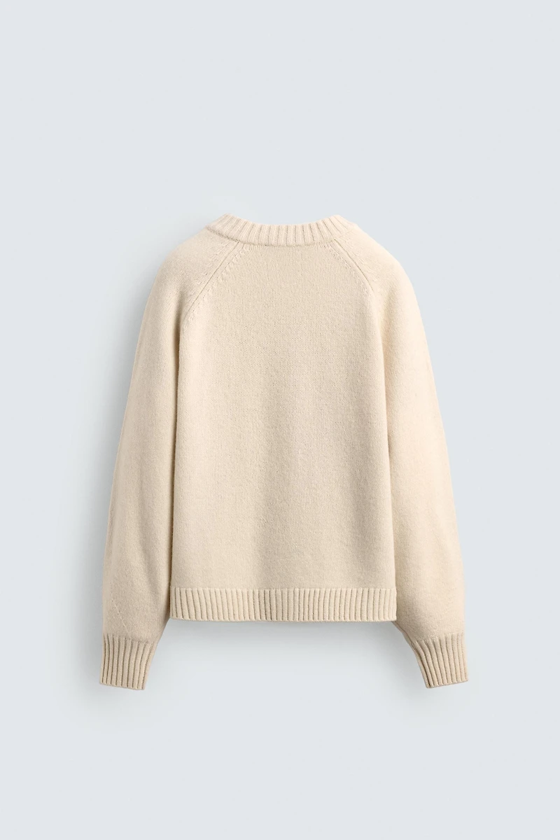 DAISY DUCK WOOL CARDIGAN HARRY LAMBERT FOR ZARA X DISNEY