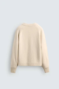 DAISY DUCK WOOL CARDIGAN HARRY LAMBERT FOR ZARA X DISNEY