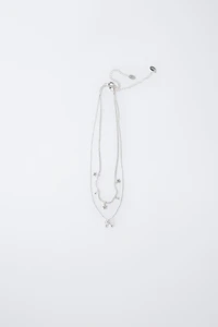 PACK OF TWO STAR AND CHERRY PENDANT NECKLACES