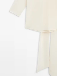 Blouse fluide avec nœud - STUDIO