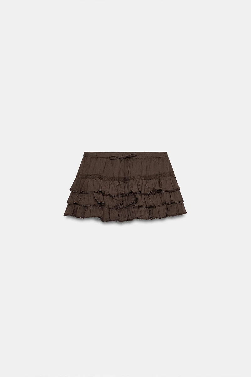 RUFFLED SKORT