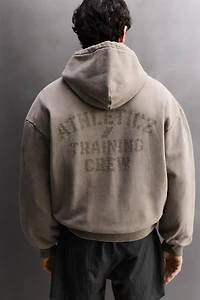 WASHED RELAXED FIT TRAINING SWEATSHIRT