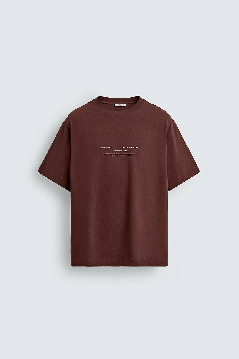 RELAXED FIT SQUARED GRAPHIC T-SHIRT