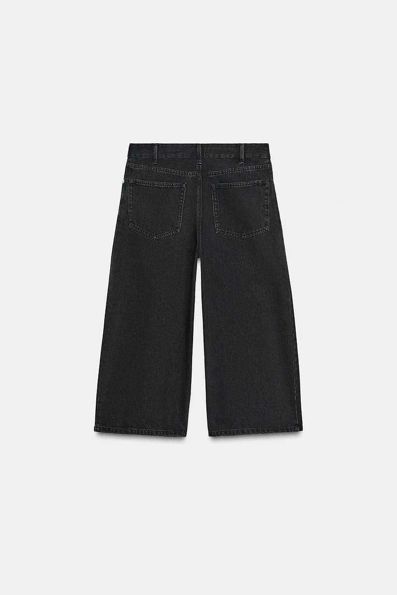 MID-RISE TRF DENIM JORTS SHORTS