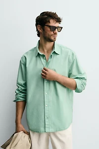 WASHED REGULAR FIT SHIRT