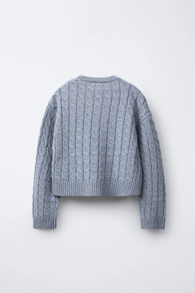 CABLE KNIT JUMPER