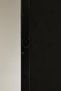 SILVER BORDERED VERTICAL MIRROR