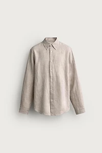 CHEMISE REGULAR FIT 100 % LIN