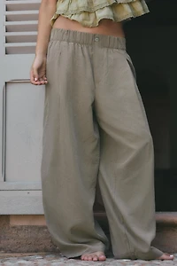 FLOWY ANKLE PANTS