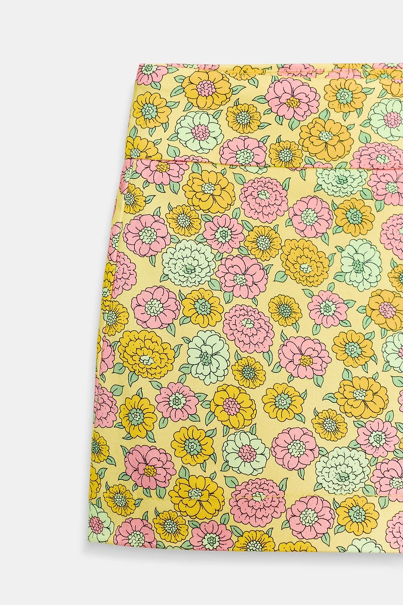 MINI FLORAL SHORTS