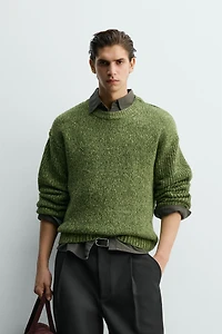CABLE KNIT VOLUME JUMPER