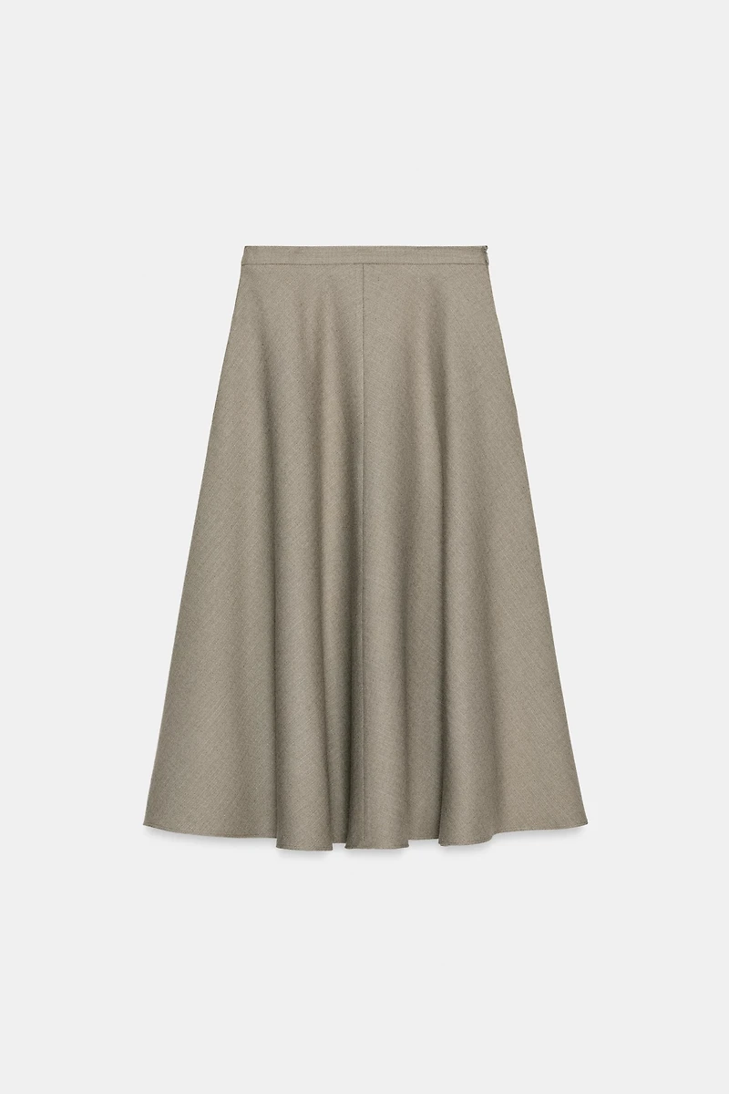 HERRINGBONE CAPE SKIRT ZW COLLECTION