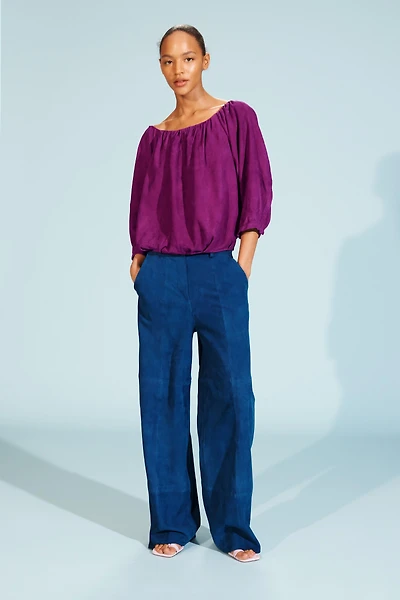 LIMITED EDITION SUEDE TOP
